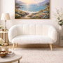 Atelier Del Sofa Lotus Sofá de 2 plazas Blanco